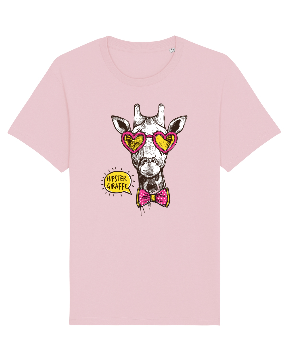 Tricou mânecă scurtă Unisex Rocker Cotton Pink
