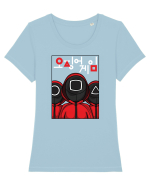 Guardian Soldiers Squid Game Tricou mânecă scurtă guler larg fitted Damă Expresser