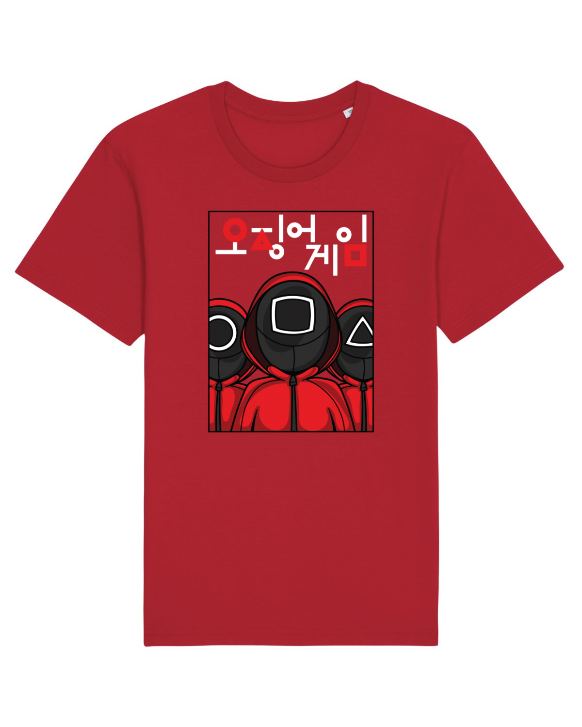 Tricou mânecă scurtă Unisex Rocker Red