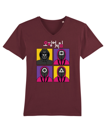 Front Man Squid Game Guardians Burgundy