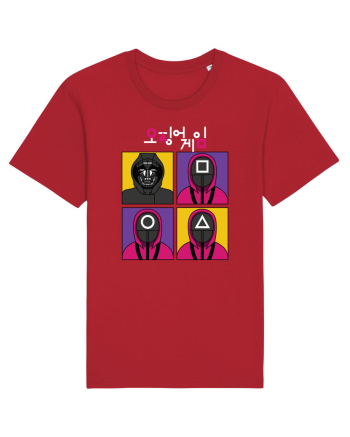 Front Man Squid Game Guardians Red