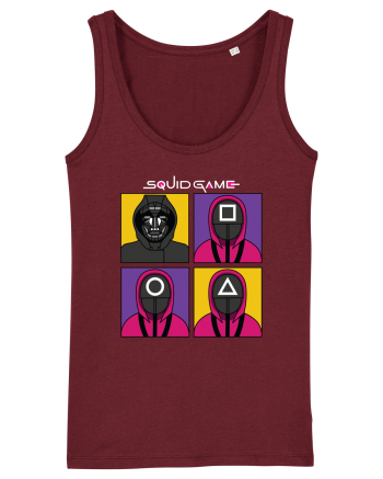 Front Man Squid Game Guardians Burgundy