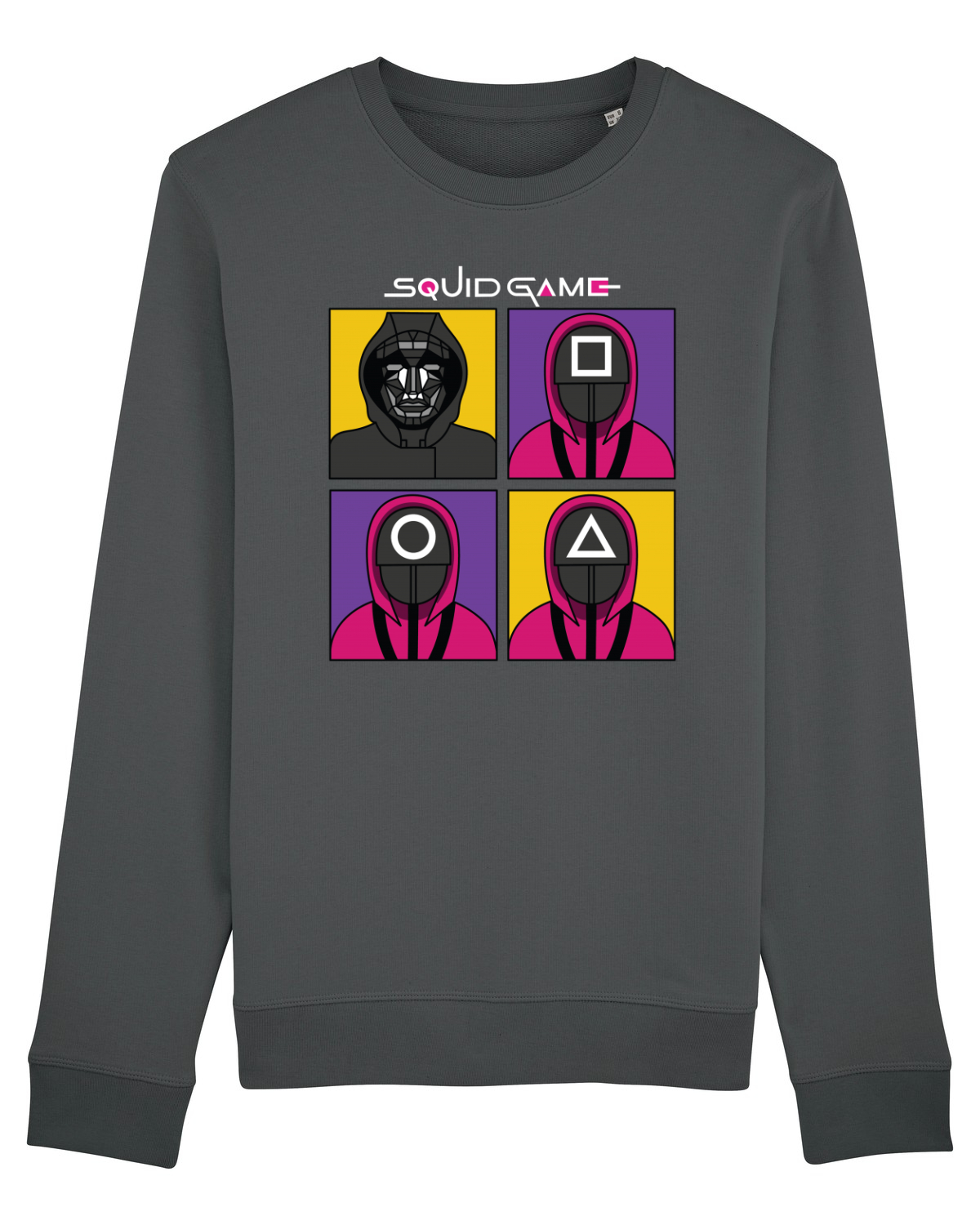 Bluză mânecă lungă Unisex Rise Anthracite