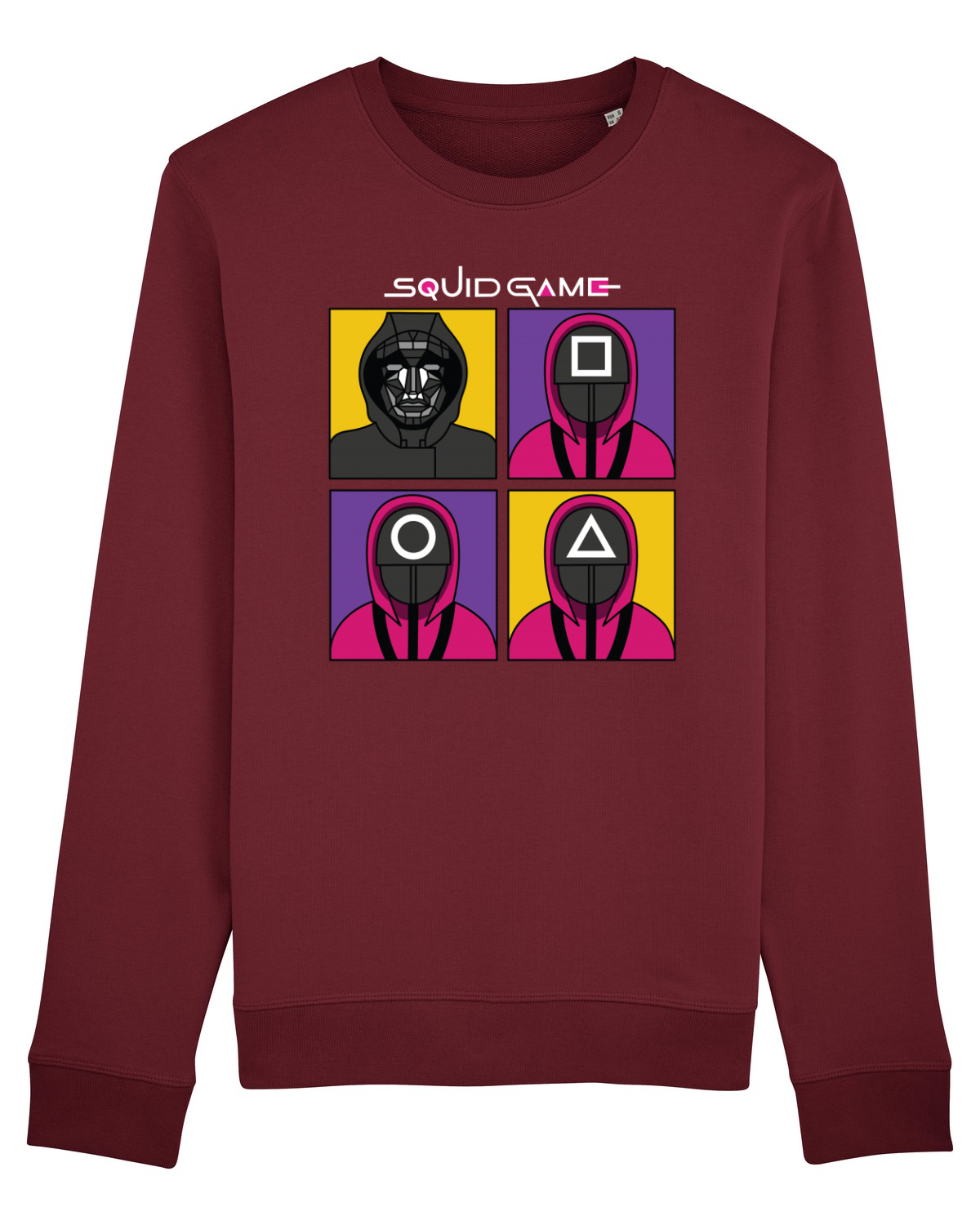Bluză mânecă lungă Unisex Rise Burgundy