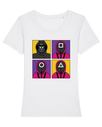 Front Man Squid Game Guardians White