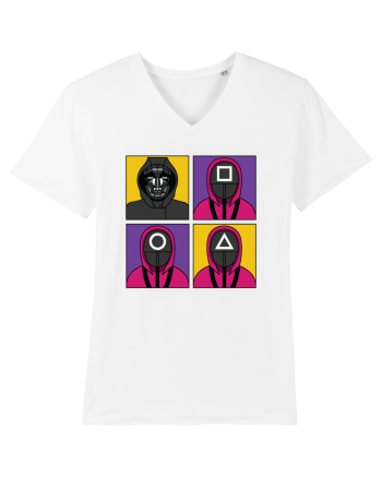 Front Man Squid Game Guardians White
