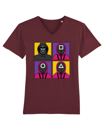 Front Man Squid Game Guardians Burgundy
