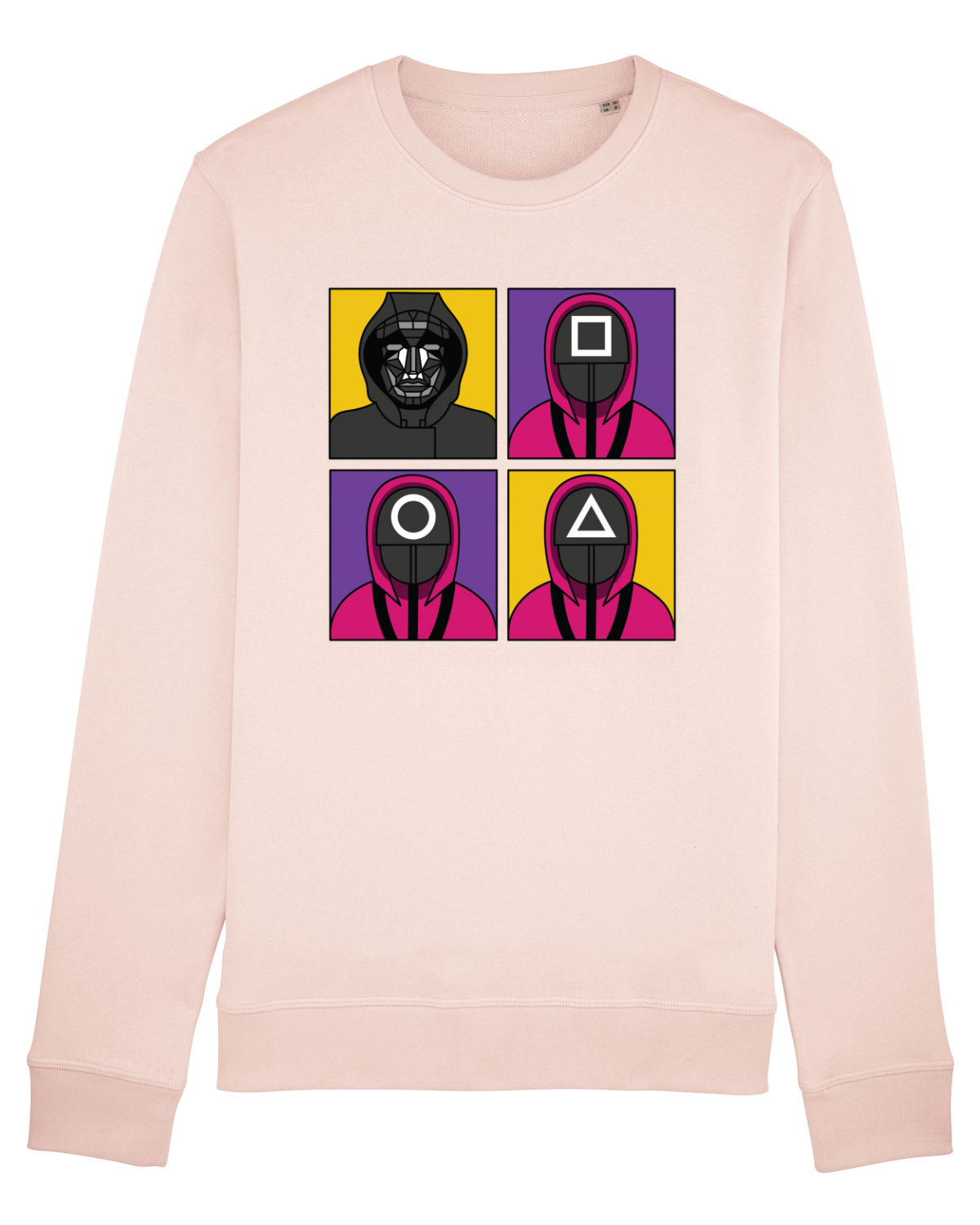 Bluză mânecă lungă Unisex Rise Candy Pink