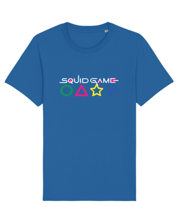 Circle Triangle Star and Umbrella Squid Game Royal Blue