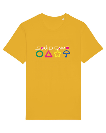 Circle Triangle Star and Umbrella Squid Game Spectra Yellow