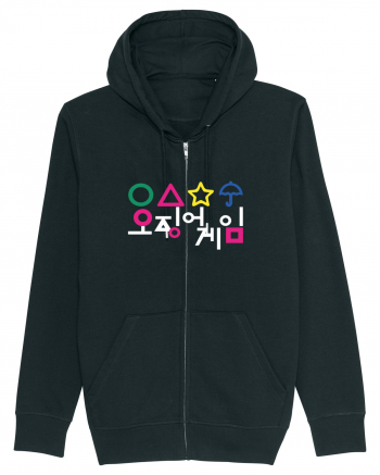 Circle Triangle Star and Umbrella Squid Game Corean Black