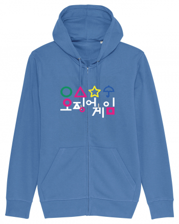 Circle Triangle Star and Umbrella Squid Game Corean Bright Blue