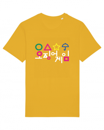 Circle Triangle Star and Umbrella Squid Game Corean Spectra Yellow