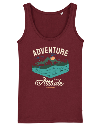 Adventure is an attitude - culori inchise Burgundy