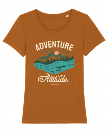 Adventure is an attitude - culori inchise Roasted Orange