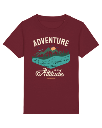 Adventure is an attitude - culori inchise Burgundy