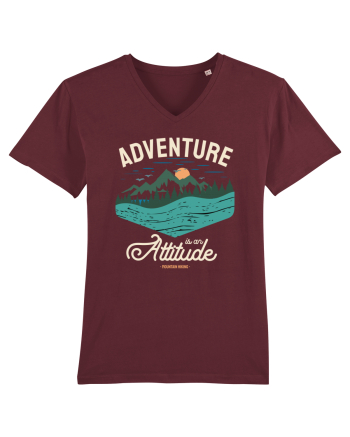 Adventure is an attitude - culori inchise Burgundy