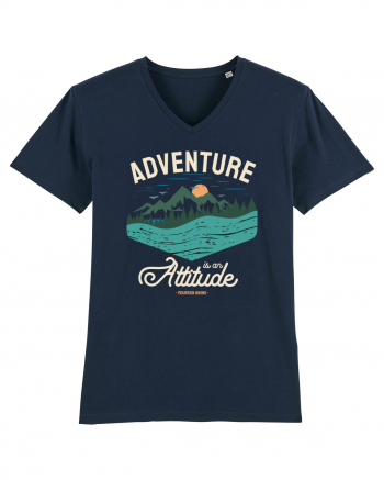 Adventure is an attitude - culori inchise French Navy