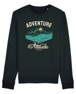 Adventure is an attitude - culori inchise Bluză mânecă lungă Unisex Rise