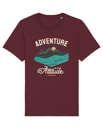 Adventure is an attitude - culori inchise Burgundy