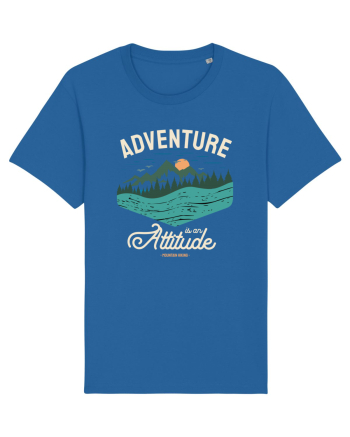 Adventure is an attitude - culori inchise Royal Blue