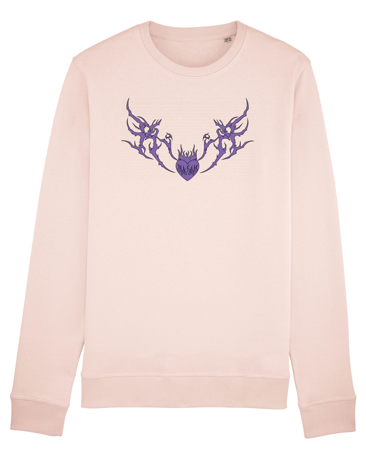 Bluză mânecă lungă Unisex Rise Candy Pink