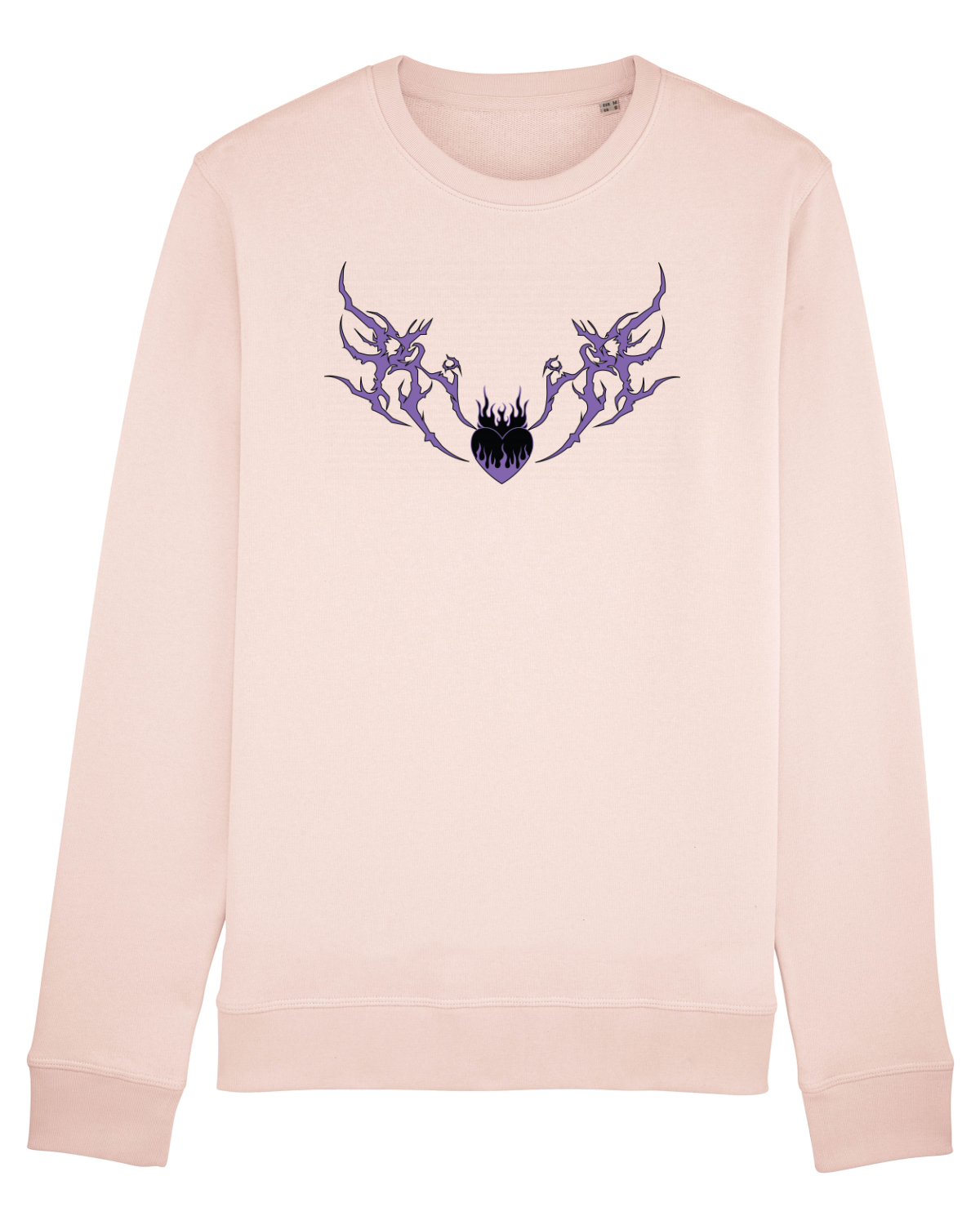 Bluză mânecă lungă Unisex Rise Candy Pink