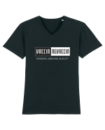 VACCIN / NEVACCIN Tricou mânecă scurtă guler V Bărbat Presenter