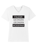 Vaccinuri aprobate Tricou mânecă scurtă guler V Bărbat Presenter