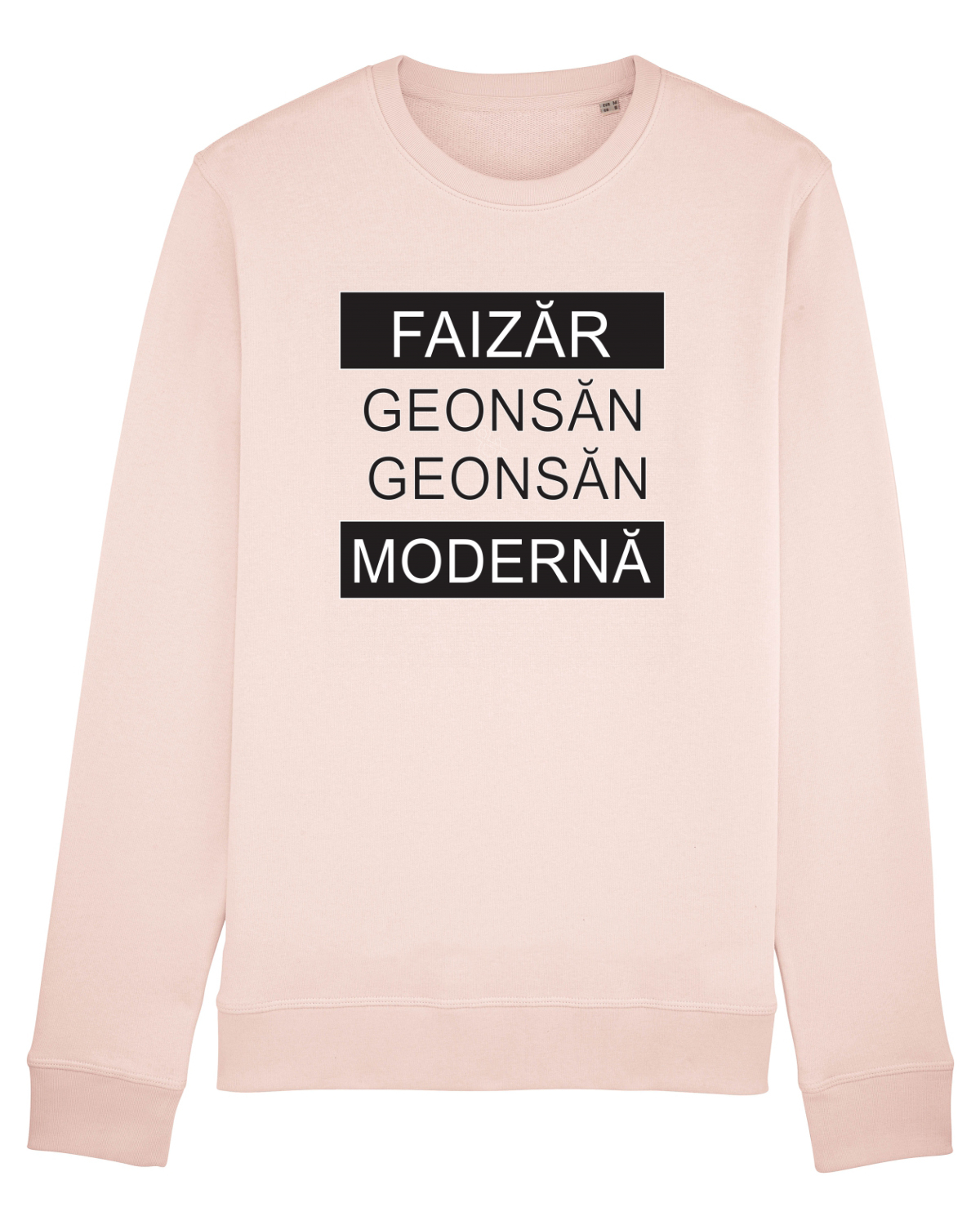 Bluză mânecă lungă Unisex Rise Candy Pink