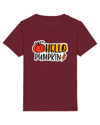 Hello Pumpkin Burgundy