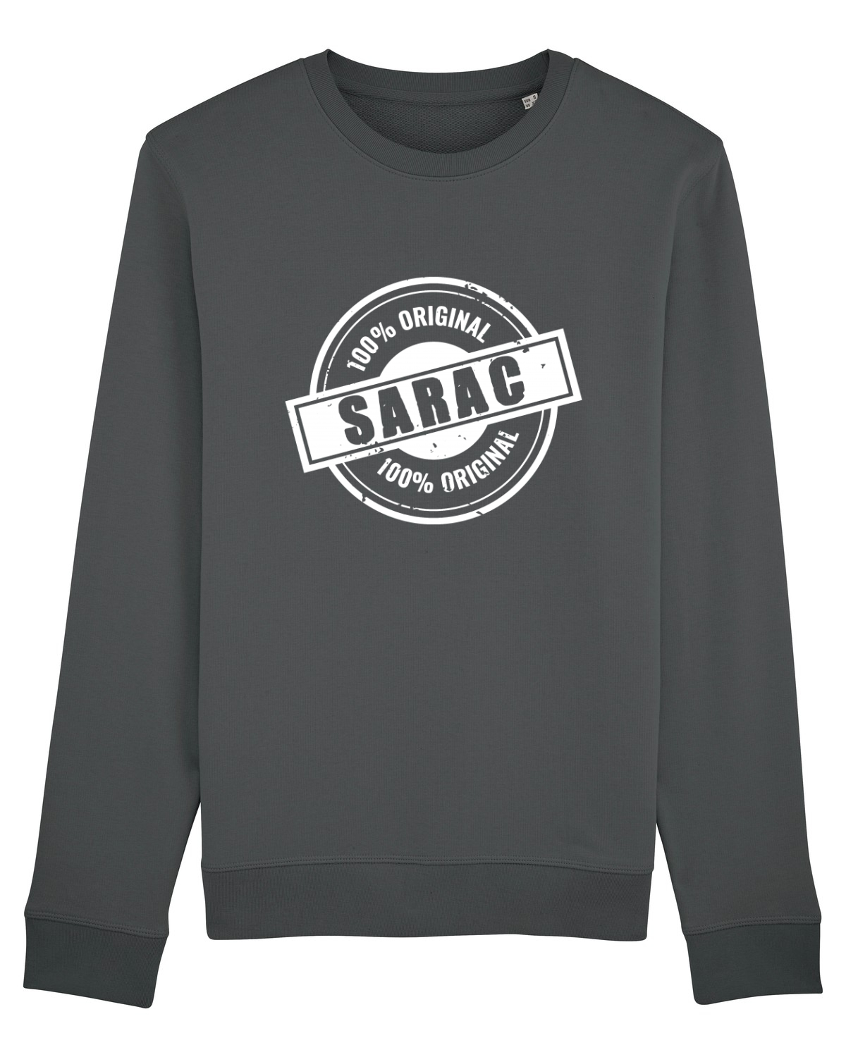 Bluză mânecă lungă Unisex Rise Anthracite