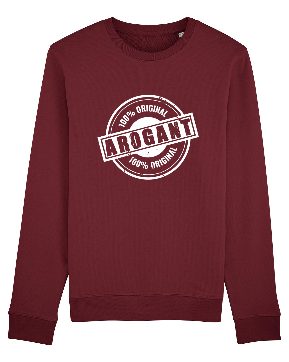 Bluză mânecă lungă Unisex Rise Burgundy