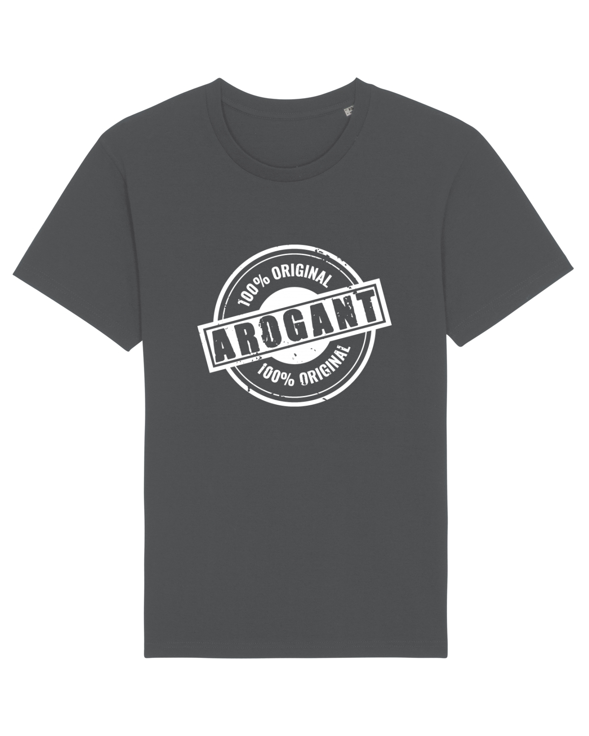 Tricou mânecă scurtă Unisex Rocker Anthracite