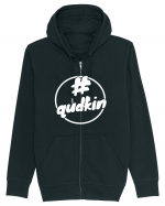 Qudkin Logo pentru fani Hanorac cu fermoar Unisex Connector