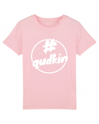 Qudkin Logo pentru fani Cotton Pink