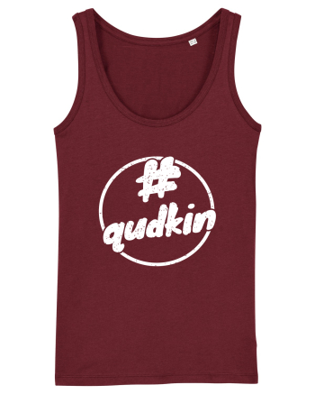 Qudkin Vintage Logo pentru fani Burgundy