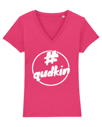 Qudkin Vintage Logo pentru fani Raspberry