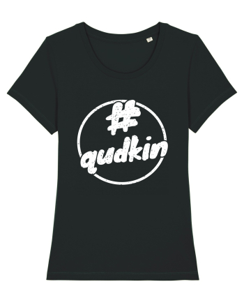 Qudkin Vintage Logo pentru fani Black
