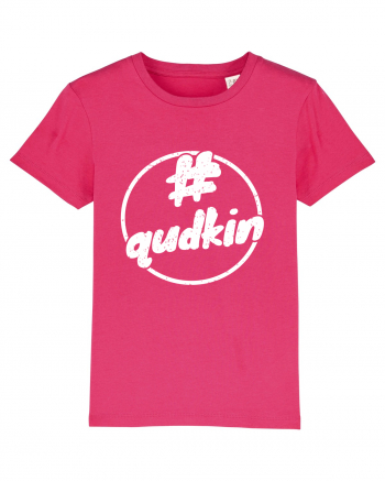 Qudkin Vintage Logo pentru fani Raspberry