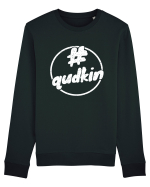 Qudkin Vintage Logo pentru fani Bluză mânecă lungă Unisex Rise