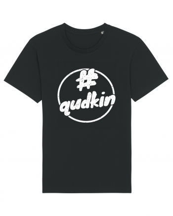 Qudkin Vintage Logo pentru fani Black