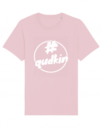 Qudkin Vintage Logo pentru fani Cotton Pink