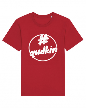 Qudkin Vintage Logo pentru fani Red