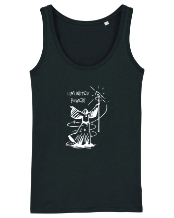 Cool Wizard Doing Magic - Unlimited Power! Black