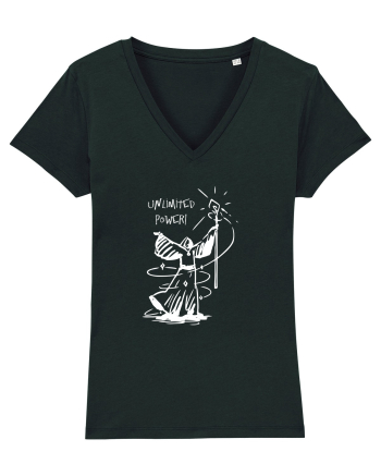 Cool Wizard Doing Magic - Unlimited Power! Black