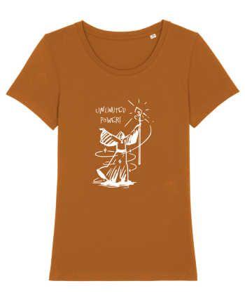 Cool Wizard Doing Magic - Unlimited Power! Roasted Orange