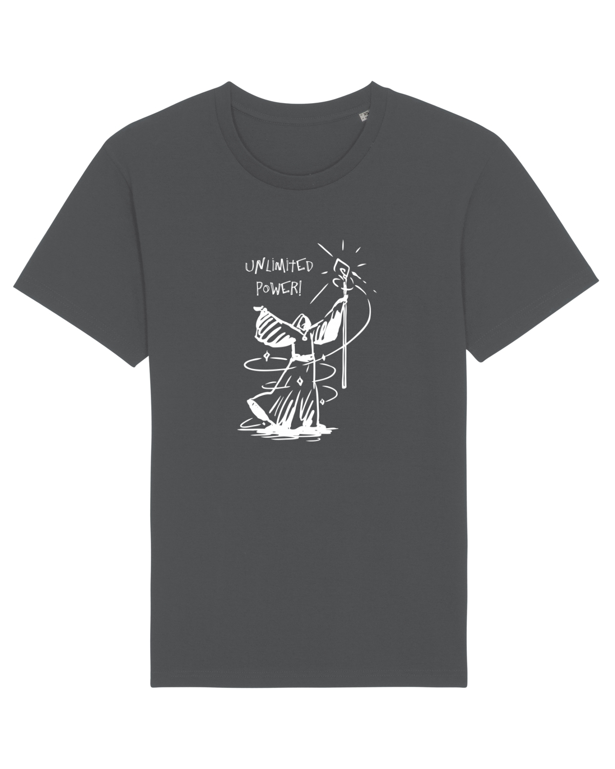 Tricou mânecă scurtă Unisex Rocker Anthracite