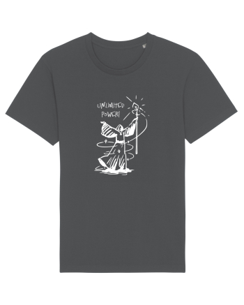 Cool Wizard Doing Magic - Unlimited Power! Anthracite
