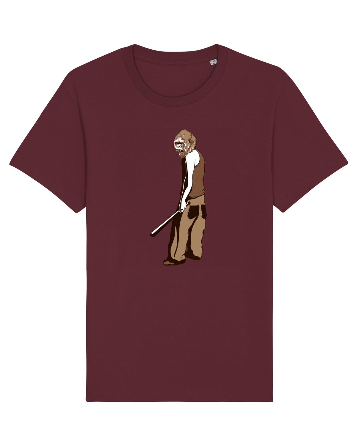 Tricou mânecă scurtă Unisex Rocker Burgundy